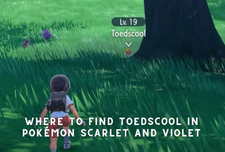 Where to find Toedscool in Pokémon Scarlet and Violet